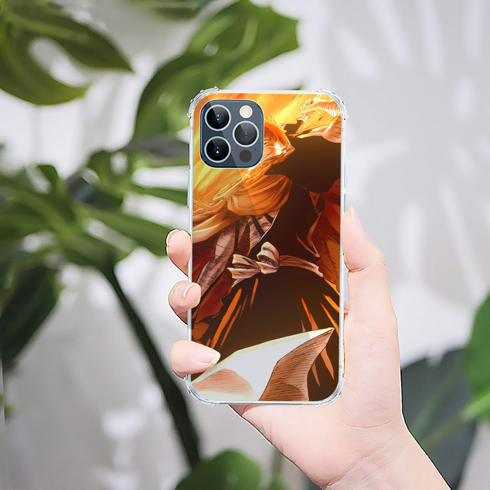 （画像用） ブリーチ BLEACH 【iPhone 12シリーズ対応】透明スマホケース（クリアソフトケース）